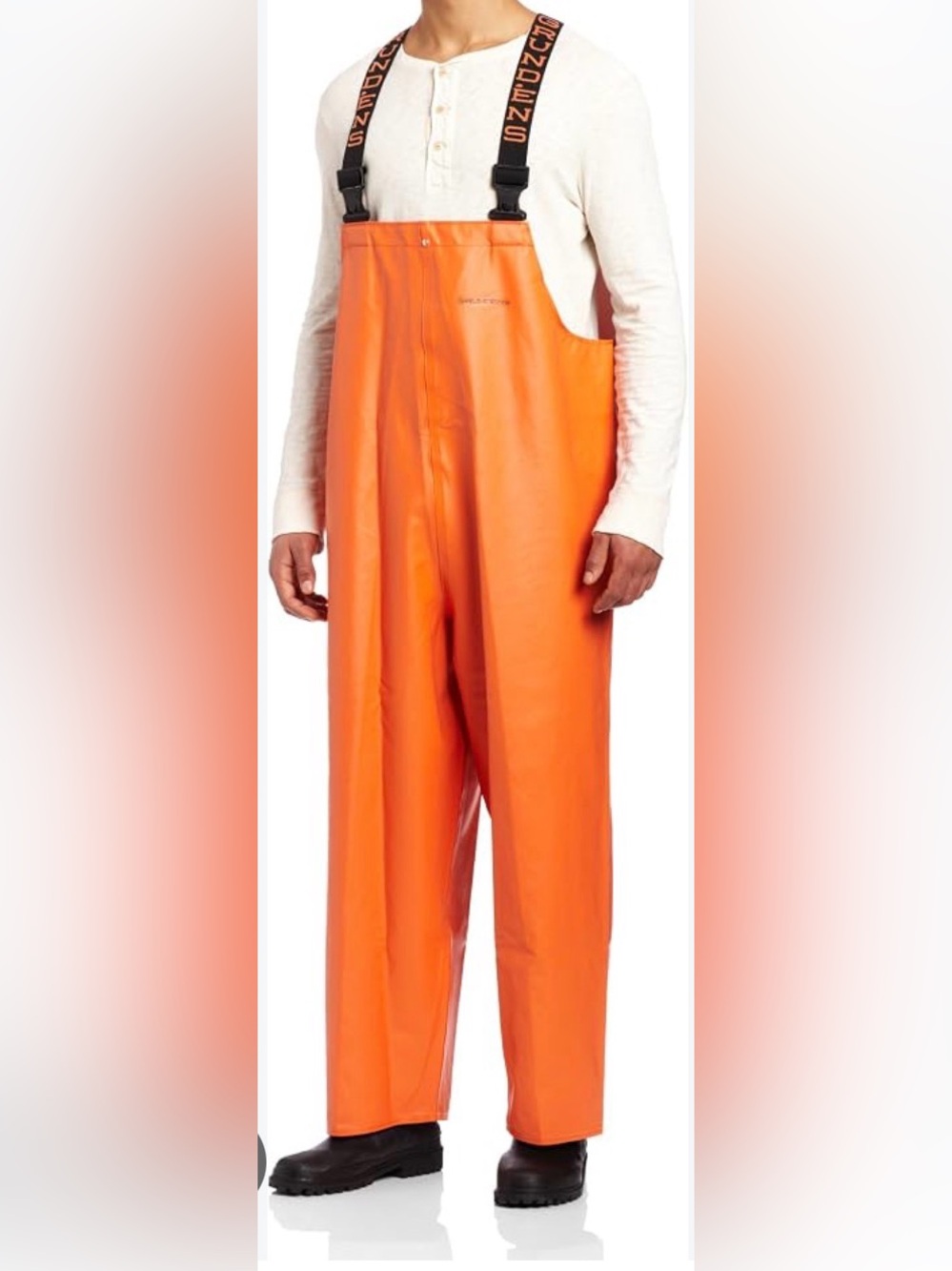Grundéns Kids Orange Waterproof Bib Overalls – Durable Outdoor Coveralls